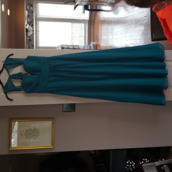Bill Levkoff Dresses & Skirts - Bill Levkoff aqua bridesmaids dress size 6